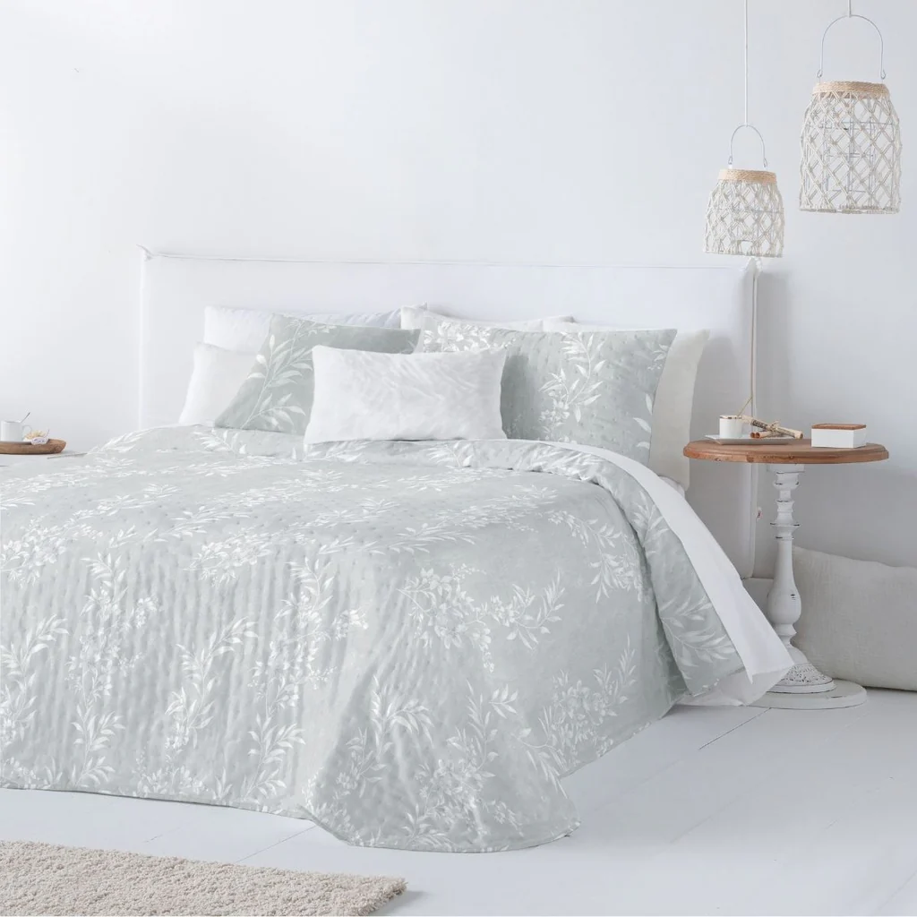 Colcha bouti July – Ropa de cama gris y elegante | Fun & Deco | Textilov - Imagen 2
