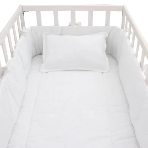 Juego de cuna Cary Lino 100% Algodón: calidad y estilo neutro en tu habitación